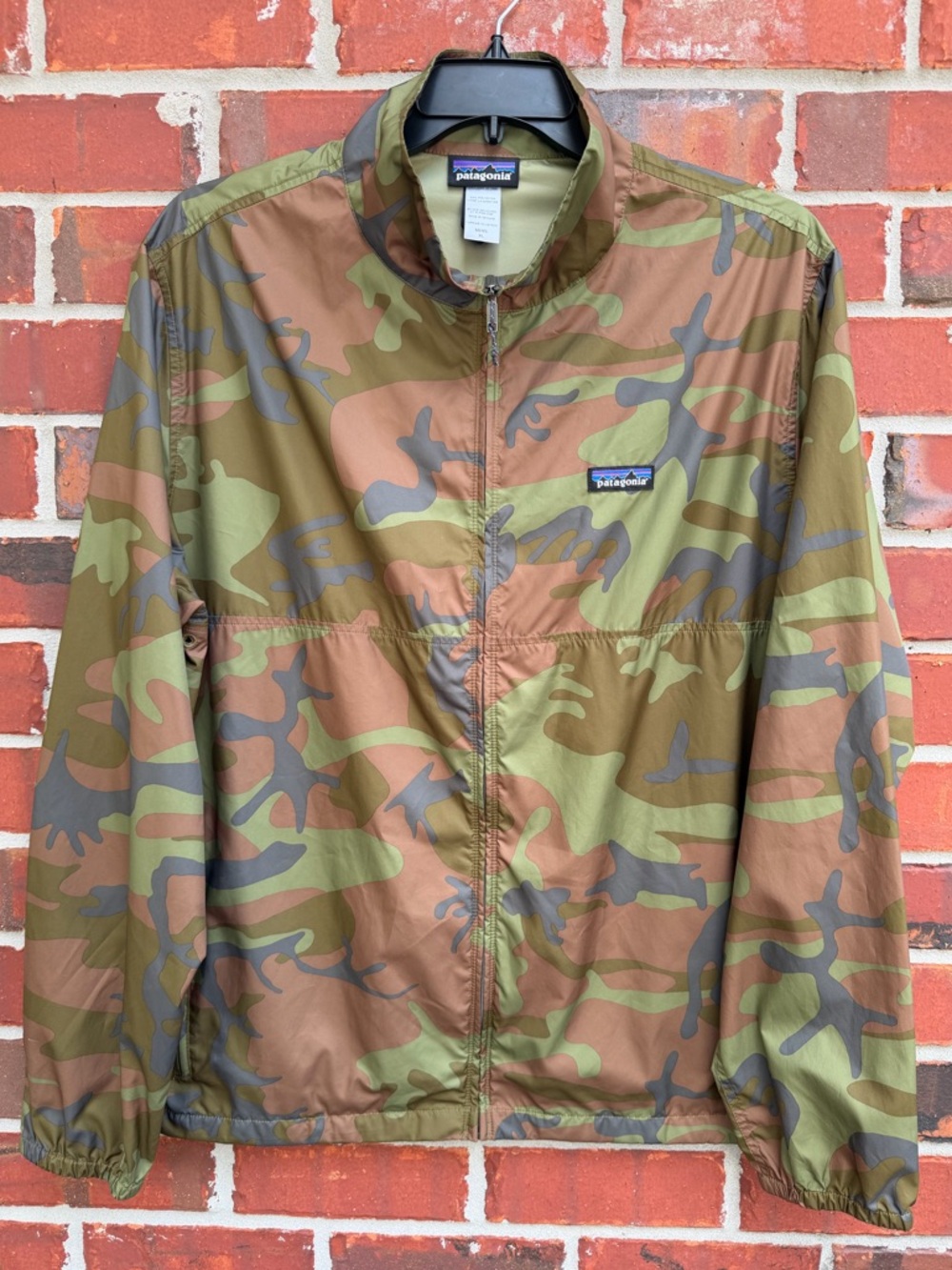 Patagonia Men’s Light and Variable Jacket XL Full Zip Camo Windbreaker Rare F6